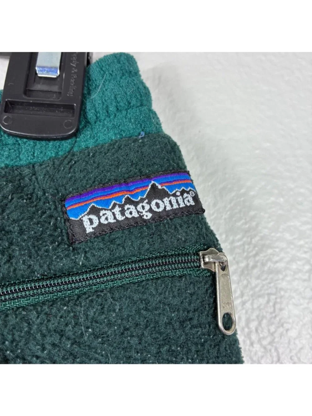 VTG 1993 Patagonia Synchilla Fleece Pants Green PCR Recycled USA Unisex Small